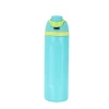 Cross-border 304 stainless steel sports water bottle, double-layer vacuum straw insulated cup, large-capacity outdoor portable bouncing cup Item Picture